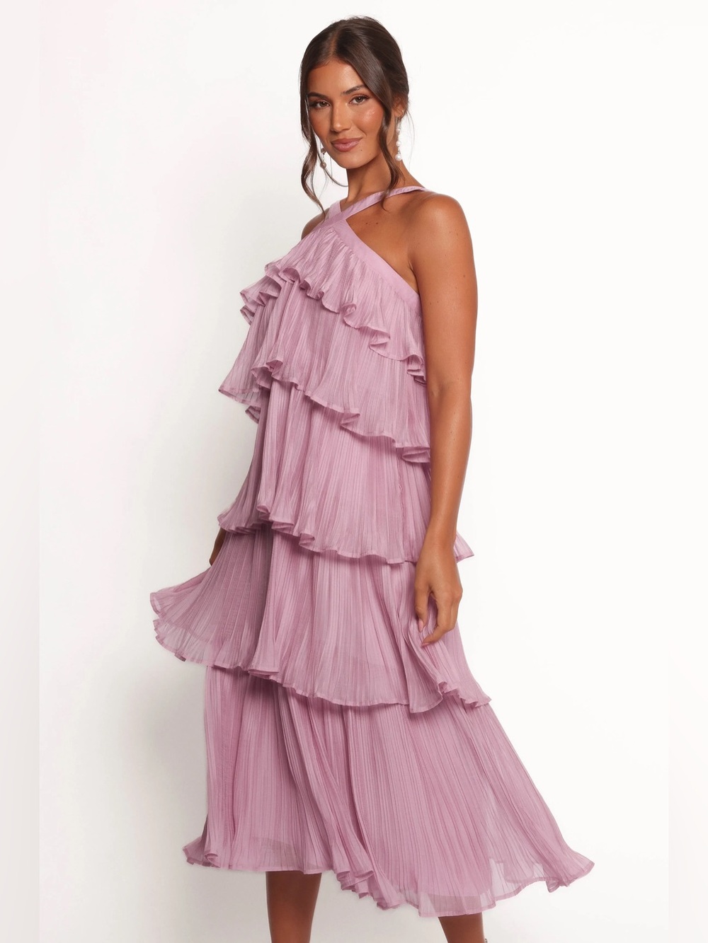 Petal & Pup Aveline Midi Dress - Lilac Size Medium